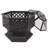 Horst 22.4'' H x 22'' W Iron Outdoor Fire Pit with Lid