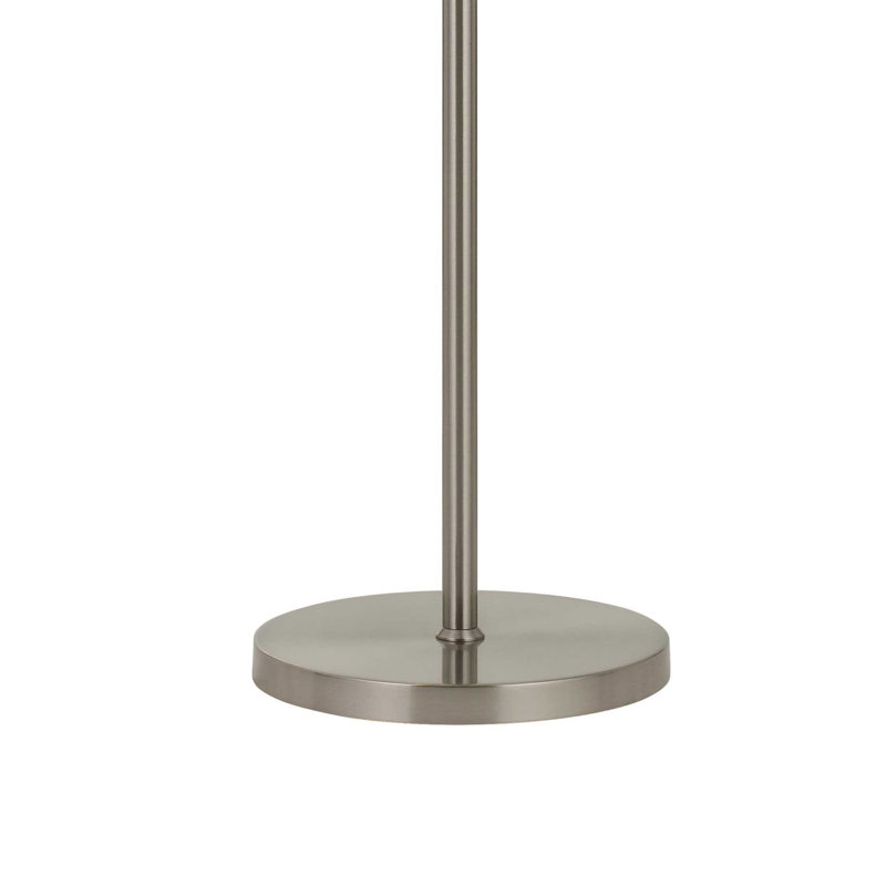 Arohan 45'' Chrome Swing Arm Floor Lamp