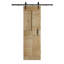Porte de grange à panneaux en bois S Series avec trousse de quincaillerie d'installation-63170925-63170923