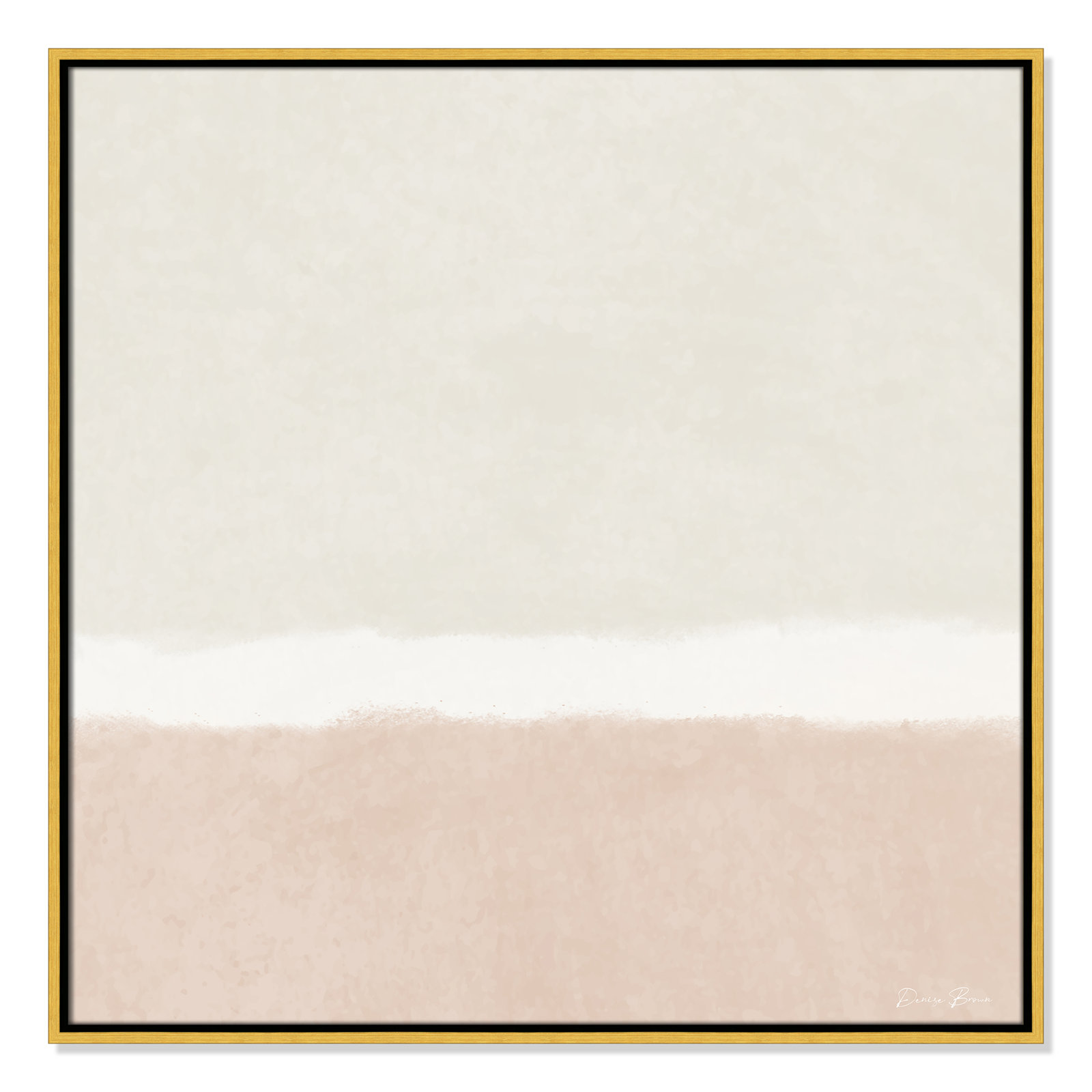 Willadeene "Slate I" Print, 31.5" H x 31.5" W, Gold Framed