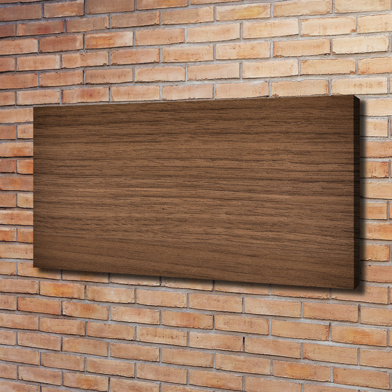 Wooden Background - Wrapped Canvas Print