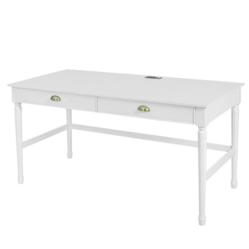 60 po. 60 po. Bureau 60 po., White