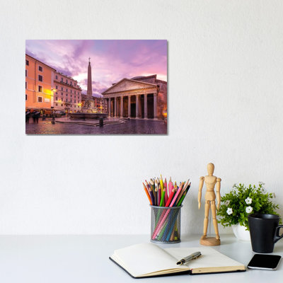 Pantheon Square by Nejdet Duzen - Wrapped Canvas Print