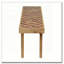 Banc en bois de manguier, naturel