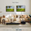 Impression sur toile arc-en-ciel au-dessus d'une maison de campagne-2077157305