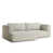 Light Cream Polyester/Chenille