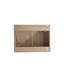 Meuble-lavabo simple 35,60 po avec plateau en bois manufacturé Lakieshia-714768932
