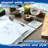 Harbour Housewares Rectangular Marble Glass Chopping Board-107309307