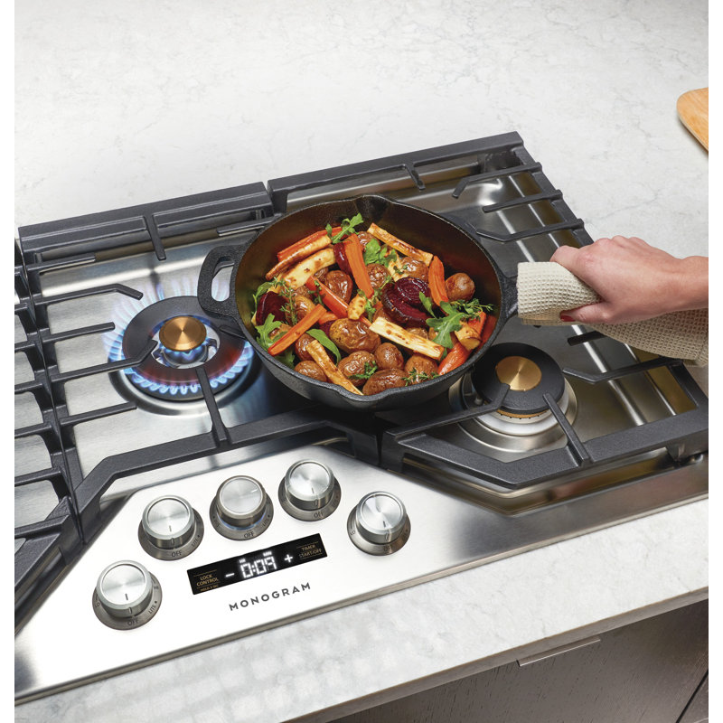 Monogram 36" Deep-Recessed Gas Cooktop