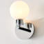 Aayden Chrome Flush Mounted Sconce