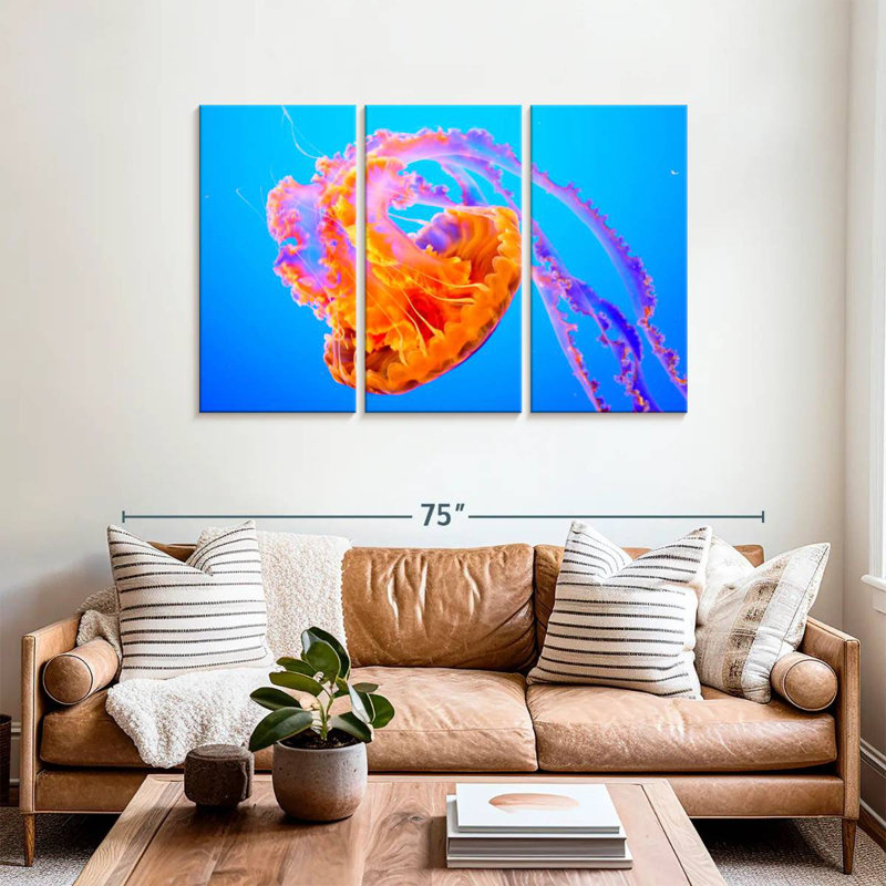 Jellyfish Somersault, 36" H x 57" W