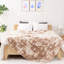 Faux Rabbit Fur Blanket Machine Woven Throw Blanket-122585724-122585712
