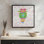 Impression sur toile «Razzle Dazzle Ornament I» par Annie Lapoint