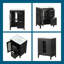 Meuble-lavabo simple 24 po avec lavabo en céramique (encastré) et armoire en bois massif-2075425028