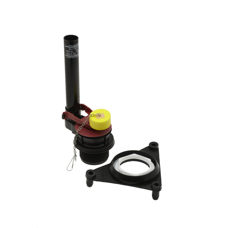 Kohler 2" Black and Yellow Toilet Flush Valve Kit