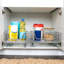 Organisateur de rangement élastiqué coulissant / coulissant en acier chromé élisandra Glidez pour utilisation sous l'armoire - Conception à 1 niveau - Convient à une armoire ou une tablette de taille standard-1094292326-1119086457-1119066374