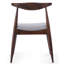 2 chaises de salle à manger en bois d'hévéa de style rétro avec un dossier ergonomique axé sur le confort, des sièges en fibre et une installation rétro facile à installer, structure solide pour 300 lb, sièges-1638235511