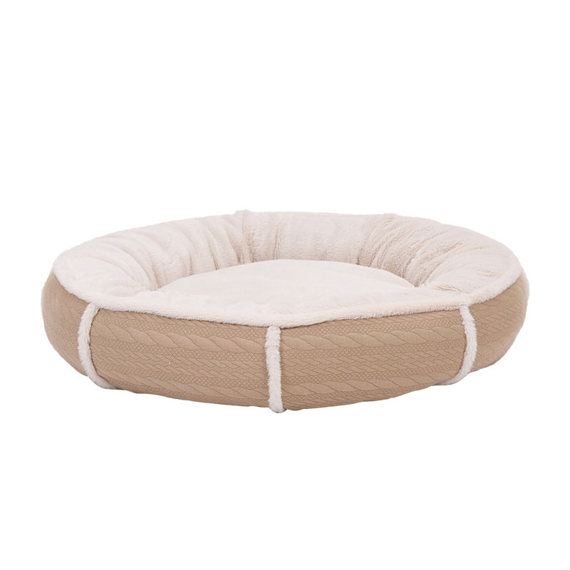 Polyester Pet Bed, Beige