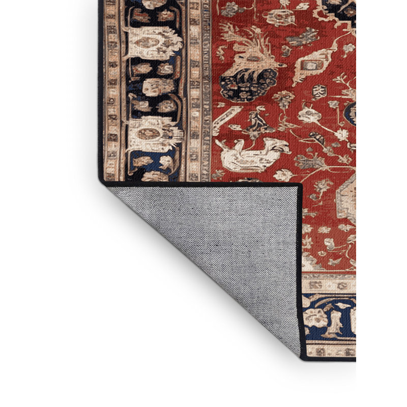 Tapis brun lavable à la machine