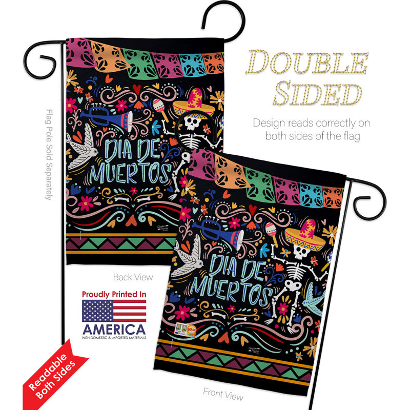Ensemble de drapeaux en polyester 18,5 po x 13 po Dia