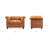 Lyon Full-Grain Genuine Italian Leather Lounge Chair