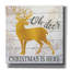 «Oh Deer Christmas is Here» par Cindy Jacobs, art mural sur toile-744607661