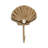Mythra Golden Seashell Cast Iron Wall Hook