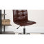 Home and Office Armless Task Office Chair with Tufted Back/Seat-287554301