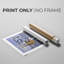 Sur la plus haute branche - Impression sur toile seulement - NON-CADRE-646883454