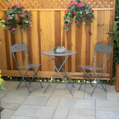 Round 3 - Piece 2 - Person 140Cm L Outdoor Bistro Set