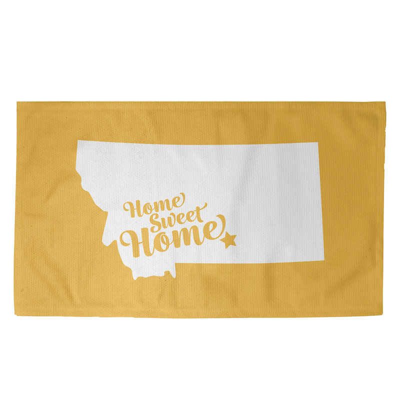 Tapis de la maison jaune billings, Rectangle 5 pi x 7 pi