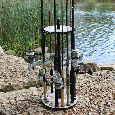 Elwell Manufactured Wood Fishing Rack
