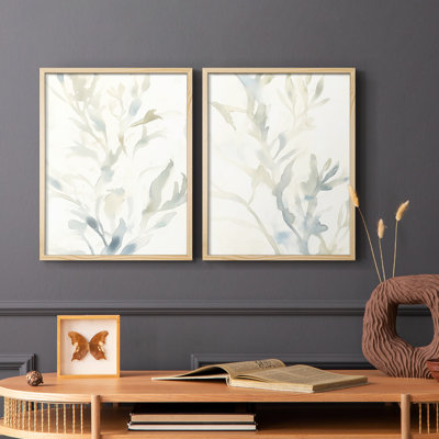 Série FLORAL DCxxxIV - reproduction encadrée de qualité supérieure - prête à être accrochée - aucun clou requis - aucun clou requis