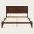 Mid-Century Modern 12-Inch Bamboo Wood Platform Bed with Wood Slat Metal Support, Eco-Friendly Design, No Box Spring Needed, Easy Assembly-1056487828-1056487836
