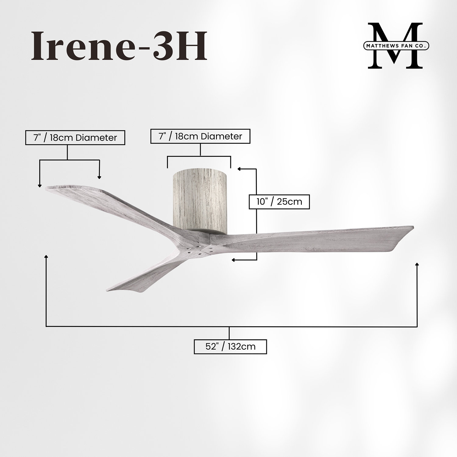 Olivier Ceiling Fan, Barn Wood Tone, 52", Barn Wood Tone