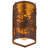 Rustic Lodge Flush Mounted Sconce