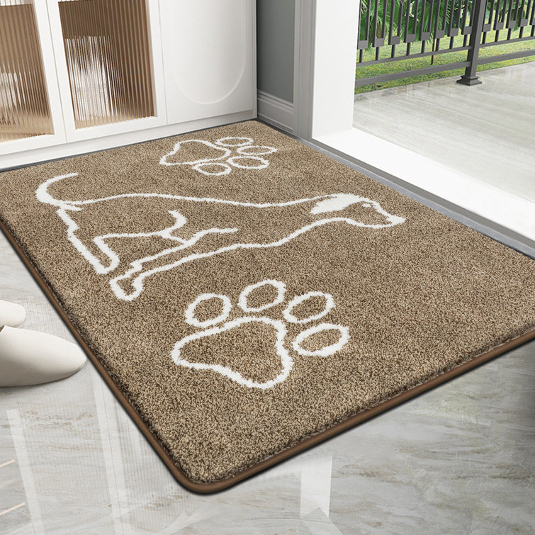 Winston Porter Non-Slip Animal Print Outdoor Doormat & Reviews