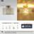 11.12" W 1-Light Semi Flush Mount With Crystal Shade-495053104