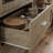 74"H Pantry Cabinet With 4 Sliding Glass Doors & 2 Drawers