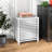 White Laundry Hamper With Lid And Detachable Inner Bag, 19.75X14.25X23.5 Inches, Space For Neat Clothes Removable Liner, White, Organized Dirty