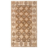 Geometric Antique Long and Narrow Size Khotan East Turkestan Rug