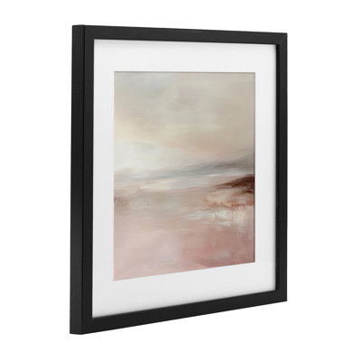 «Mute Landscape Tides», impression encadrée sous verre, design par Petal Prints Design