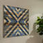 Converging Blues - Impression sur bois-2053814404