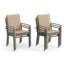 6-Piece Outdoor Dining Armchairs, Stackable Dining Chairs for All Weather for Backyard, Garden-444461424