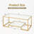 Imela Glass Top Single Coffee Table
