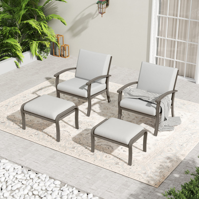 Chaises longues d'extérieur 2 pièces Nettleton