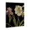 Iris, fleurs sur toile noire par Patricia Pinto