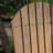 Outdoor Acacia Wood Adirondack Barstools, Set Of 2, Natural Stained