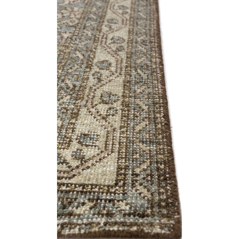 Tapis noué à la main de style rétro Dover
