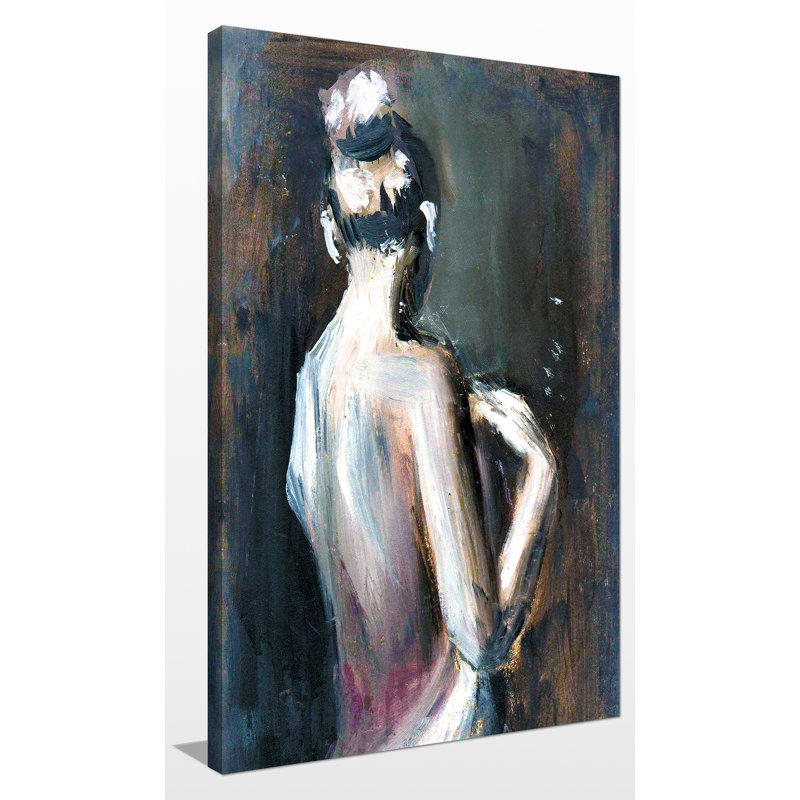 « nu i », reproduction d’art sur toile tendue, H 40 po x l 24 po x P 1 po